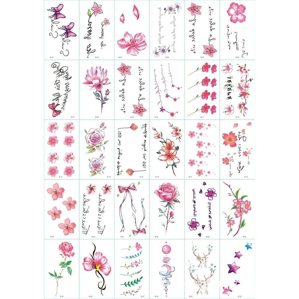 Miếng Dán Hình Xăm Nước Dán Tatoo Tạm Thời