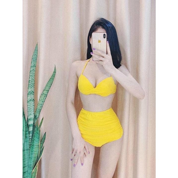 Bikini 2 Mảnh Cạp Cao Che Khuyết Điểm