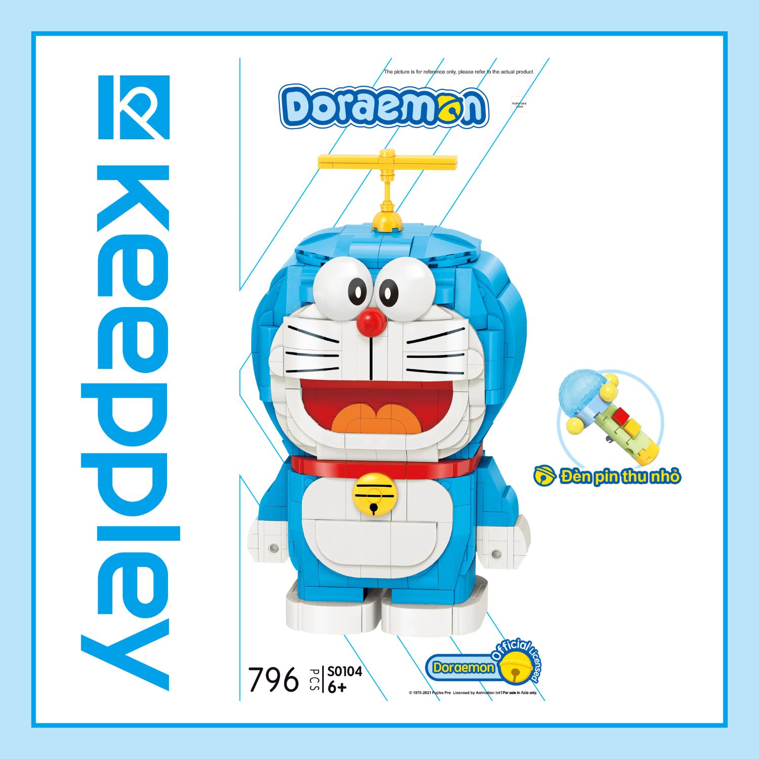 Đồ Chơi Lắp Ráp KEEPPLEY Doraemon S0104 - Herbie Toys