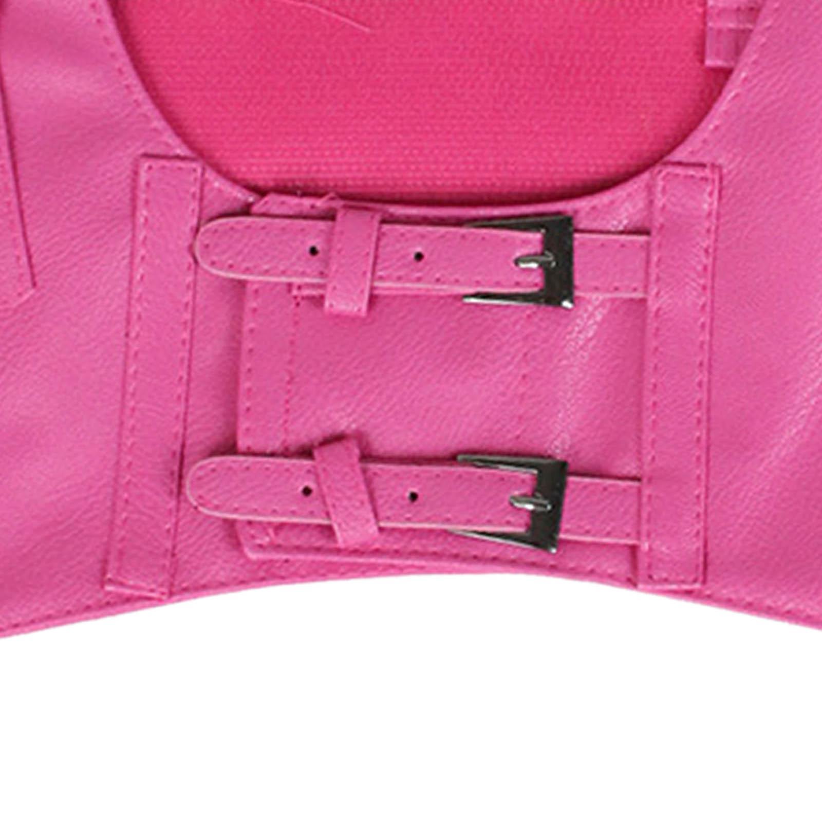 Women Belt Fashion PU Leather Waist Harness Belt Steampunk Underbust Corset Wide Cincher
