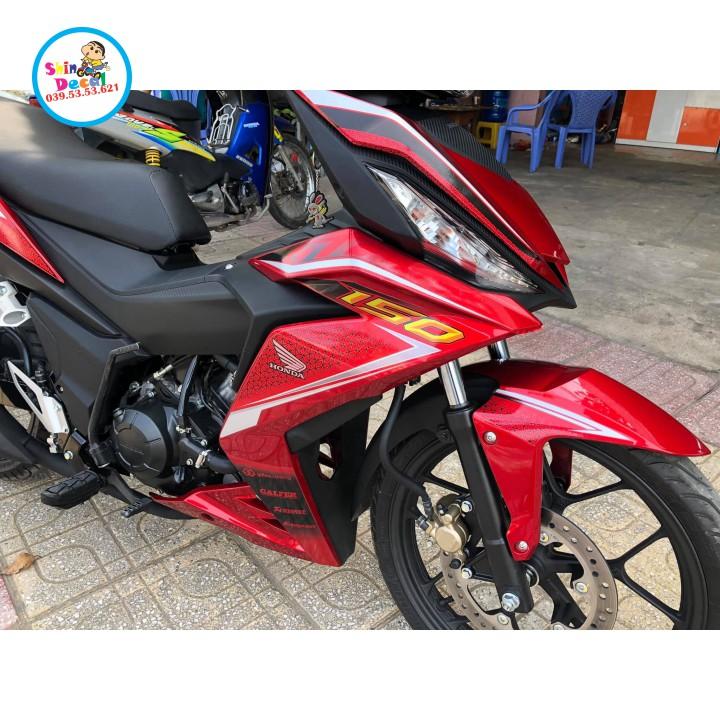 Tem rời winner dán xe đỏ