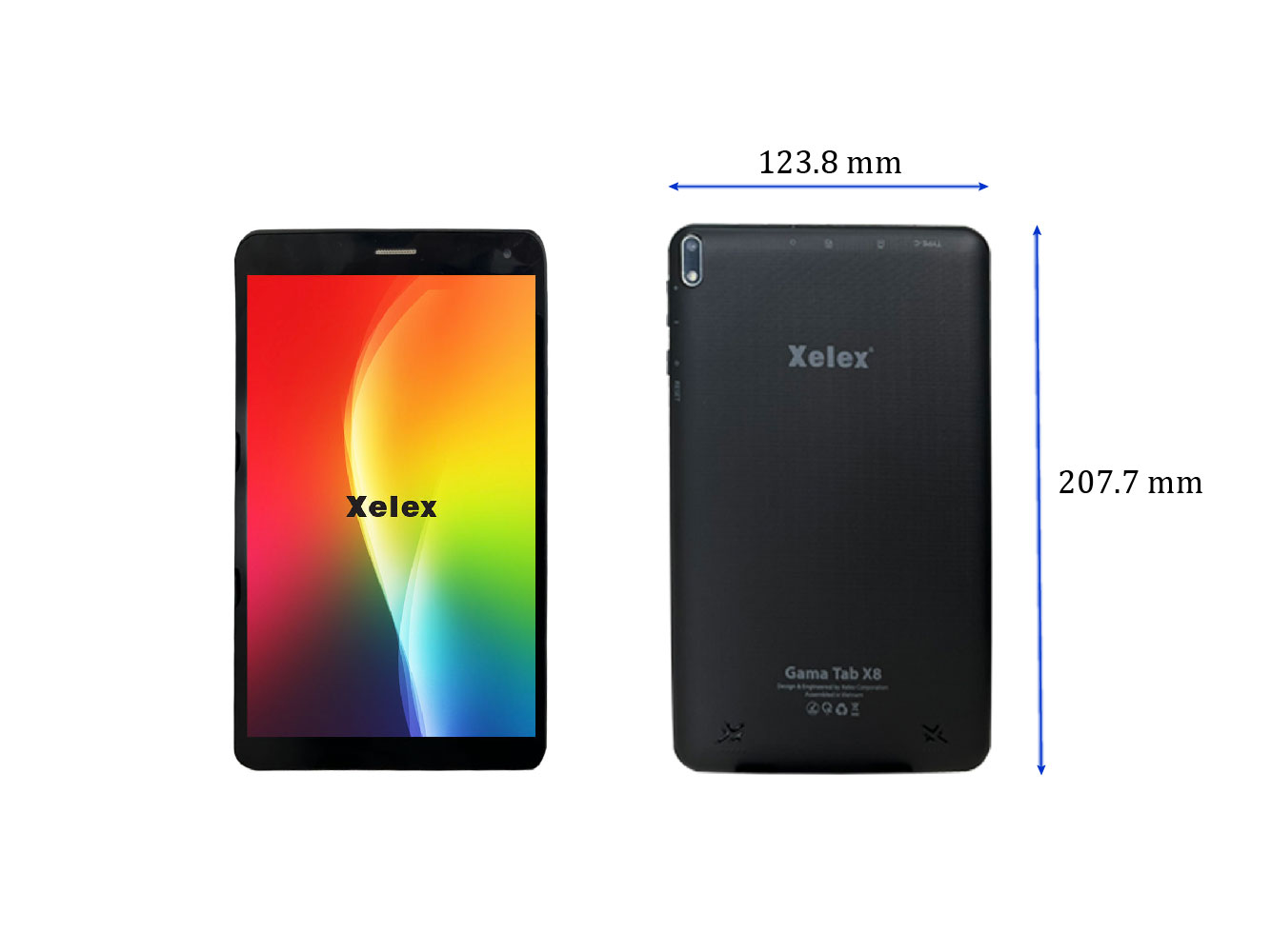 Máy tính bảng Xelex Gama Tab X8 EDU (Hàng chính hãng)