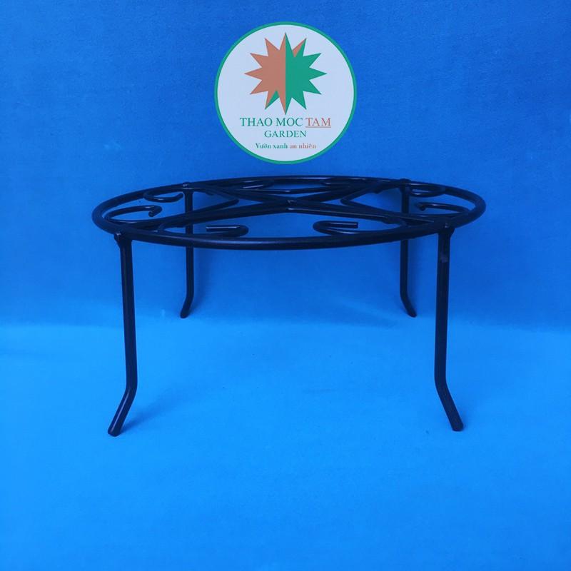 Combo 10c Chân đế kê chậu 21x10cm – Chân đế sắt kê chậu thoát nước, trang trí chậu hoa, nâng đỡ chậu cao hơn