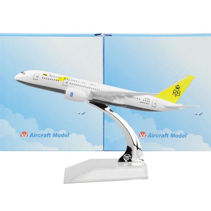 Mô hình máy bay tĩnh B787 Royal Brunei Airlines 16cm