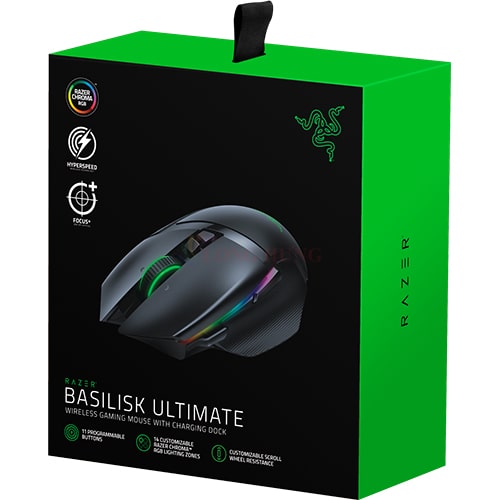 Chuột không dây Gaming Razer Basilisk Ultimate with Charging Dock RZ01-03170100-R3A1 - Hàng chính hãng