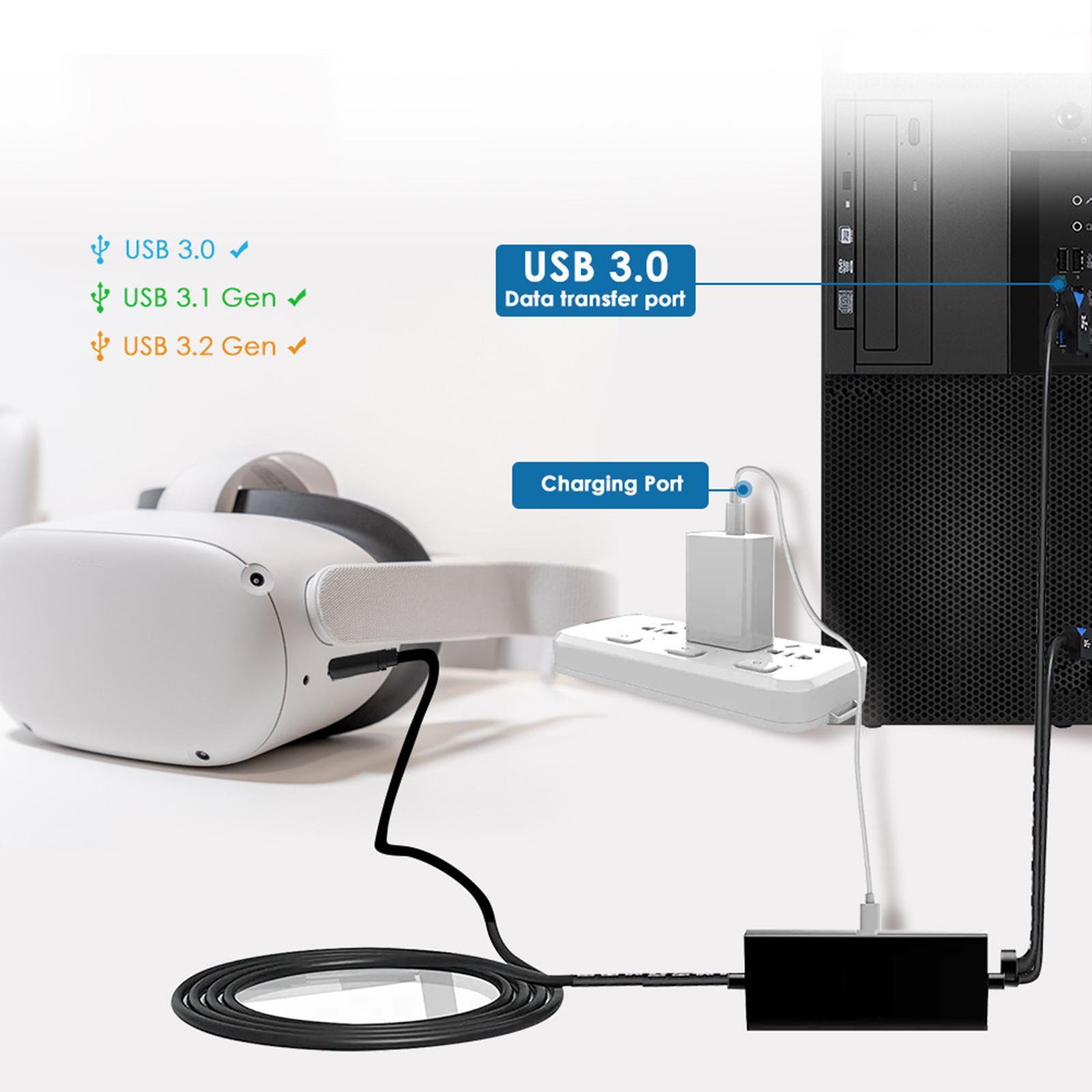 USB to USB C Cable 2A Link Cable for /2 Accessories Durable