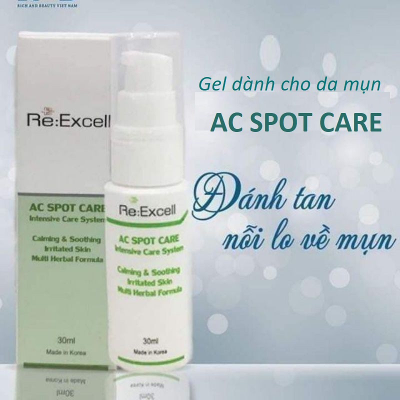 Combo 5 hộp Gel mụn Re:Excell AC Spot Care Hàn Quốc