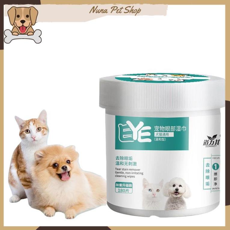 Khăn ướt lau mắt và tai cho thú cưng Dorrikey