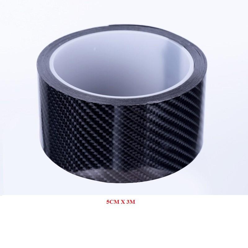 Băng Keo Nano Vân Carbon Bóng Phủ Acrylic Chống Trầy Xước Xe