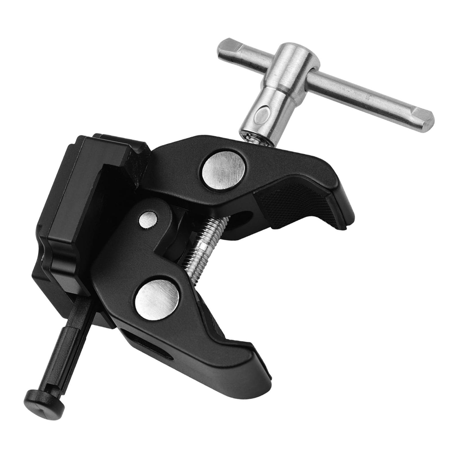 Adapter with Clamp Alloy for Light Stand Tripod 1.2kg Load Capacity