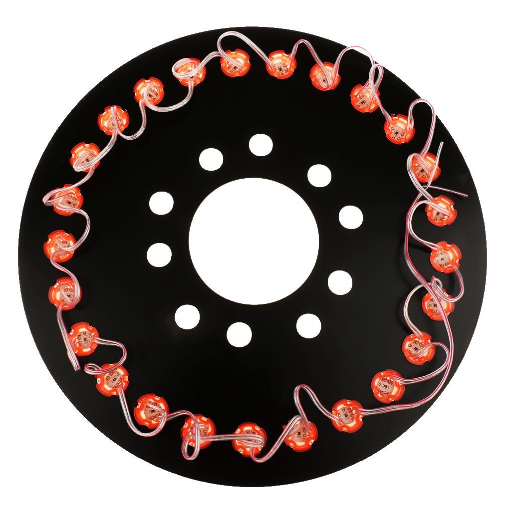 3rd Brake Decor Spare Tire 25 LED Wheel Light for TJ 96-17