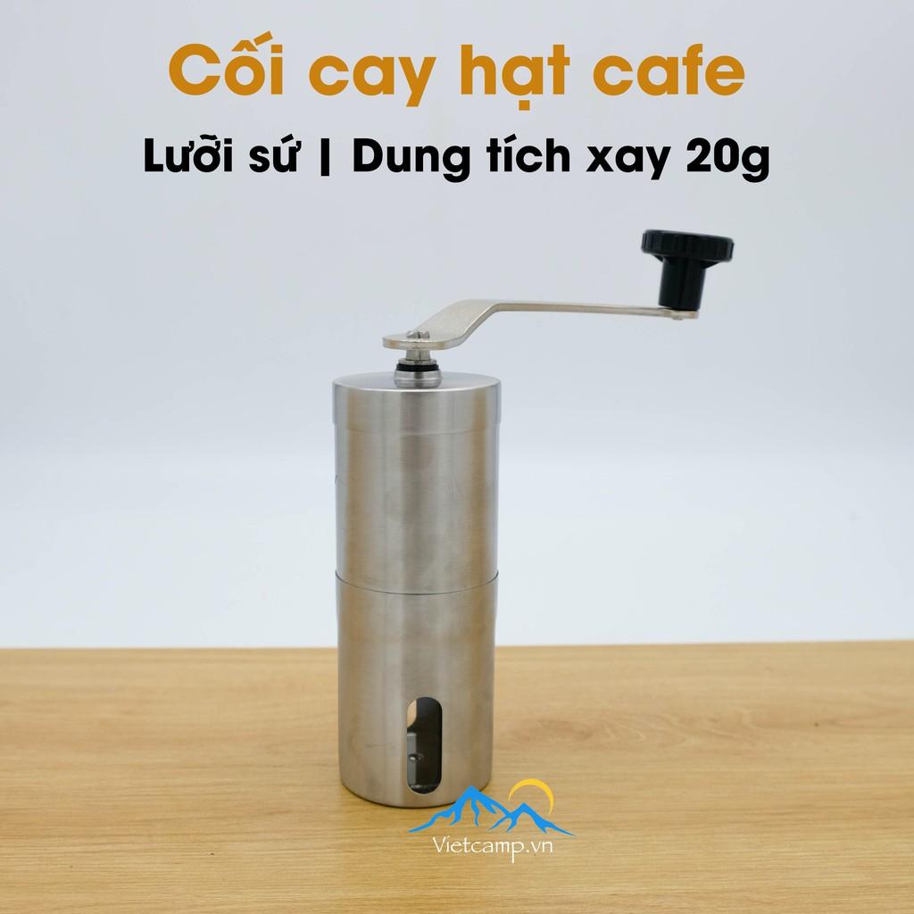 Máy xay bột cafe cầm tay 20g Trắng - Lưỡi xay sứ