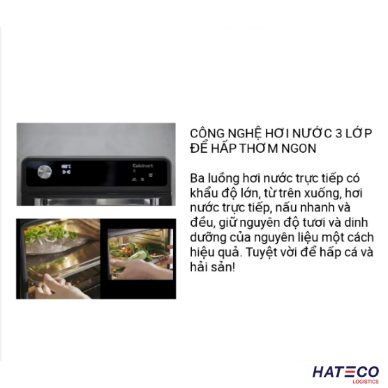 [Hàng chính hãng] Lò nướng kiêm hấp đa năng Cuisinart, model CSO-510HK, dung tích 20L