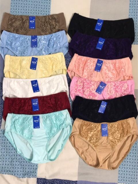 Combo 10 Quần lót bigsize cotton phối ren