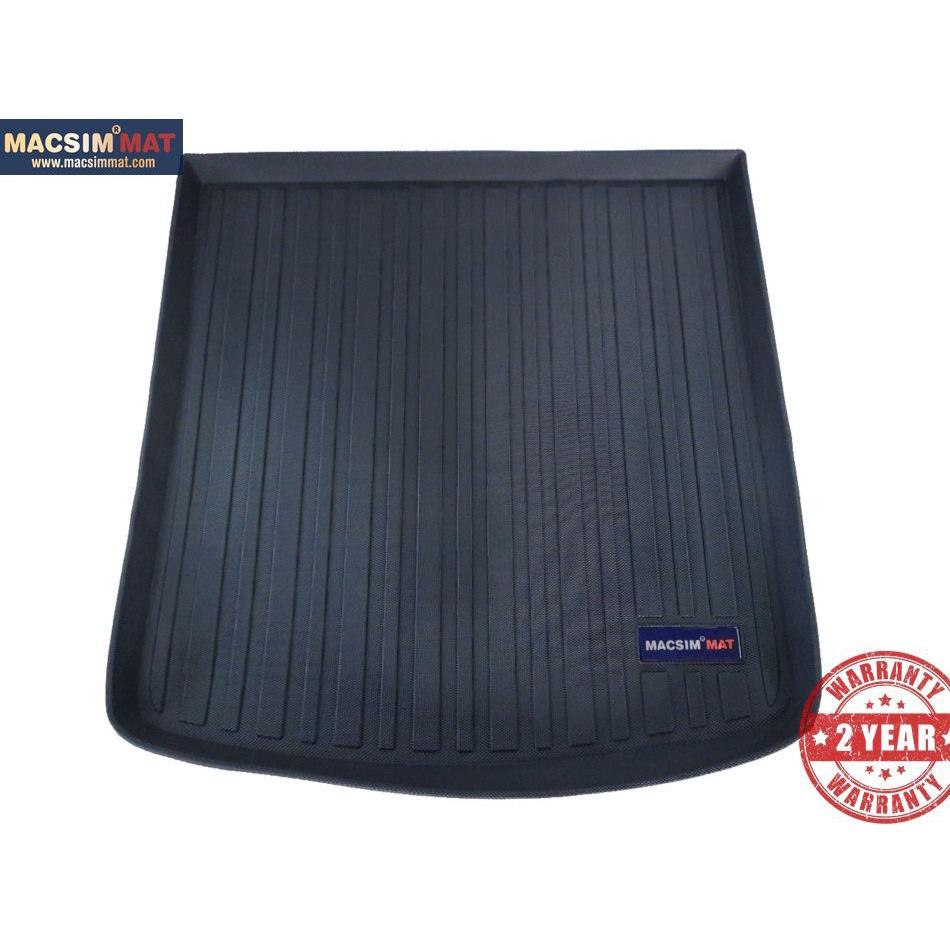 Thảm lót cốp xe ô tô Audi A6 2014-đến nay nhãn hiệu Macsim chất liệu TPV cao cấp màu đen