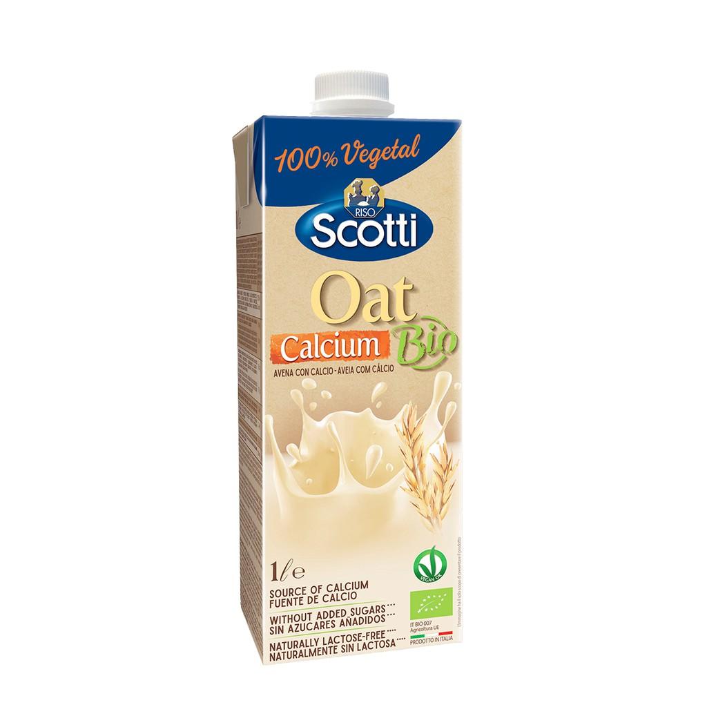 Sữa Yến Mạch Hữu Cơ Giàu Canxi Riso Scotti - BIO Calcium Oat Drink - Hộp 1L