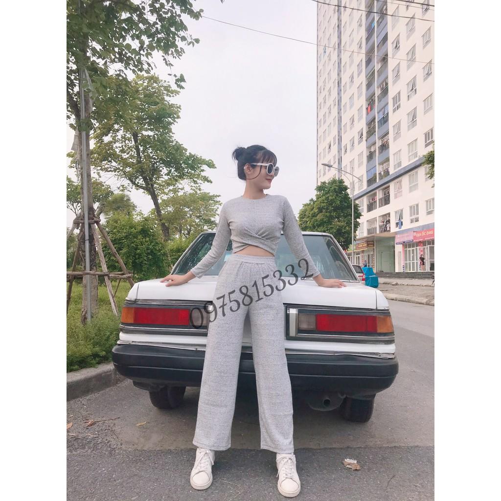 BỘ XOẮN EO DÀI TAY SIÊU XINH