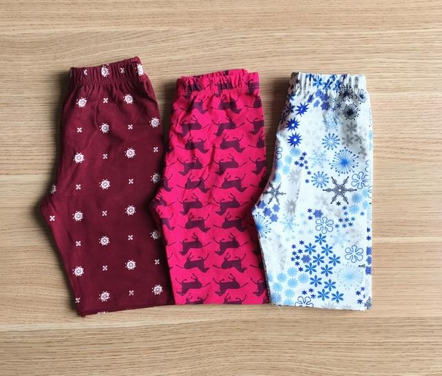 Quần thun lửng ôm bé gái 8-25kg