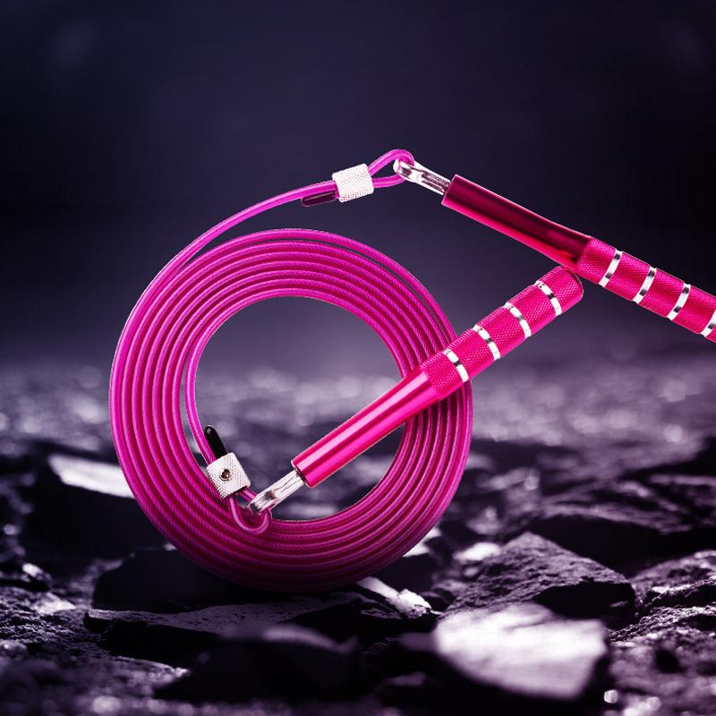 Tập Thể Hình Dây Nhảy Tay Cầm Hợp Kim Nhôm Dây Thép Dây Nhảy Nam Nữ Trẻ Em Tập Gym Tại Nhà Tập Thể Dục