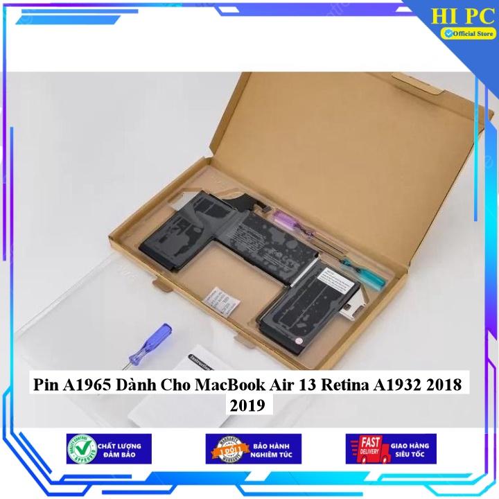 Pin A1965 Dành Cho MacBook Air 13 Retina A1932 2018 2019 - Hàng Nhập Khẩu