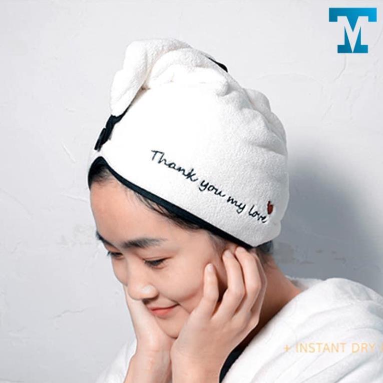Khăn quấn ủ tóc lau khô siêu tốc