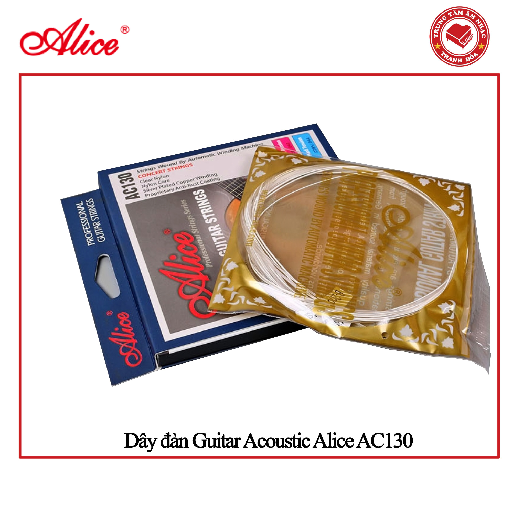 Bộ dây đàn Guitar Classic Alice AC130  - Hàng chính hãng