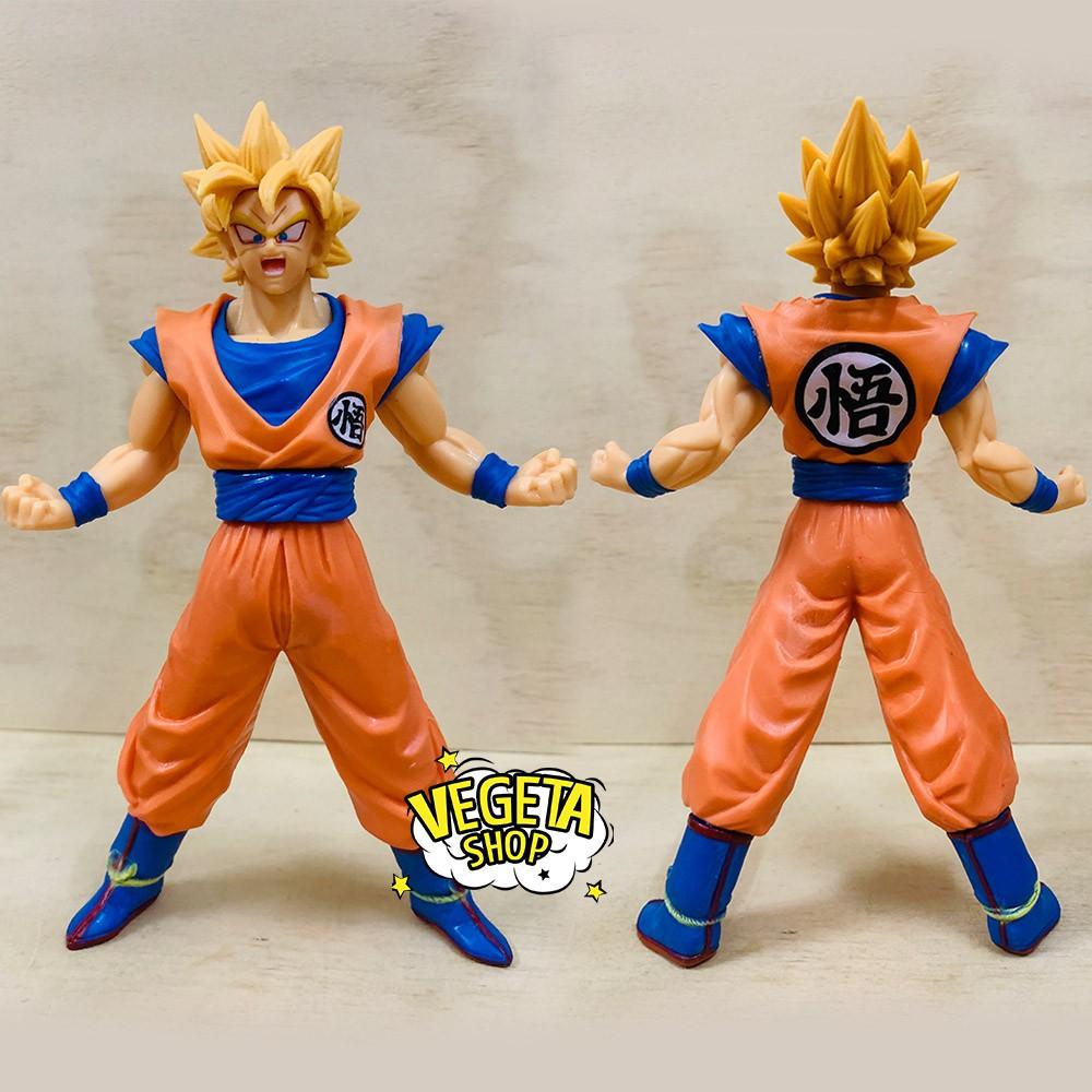 Mô hình Dragon Ball Z - Mô hình Songoku Son Goku Super Saiyan SSJ - Goku tóc vàng - Cao 18cm