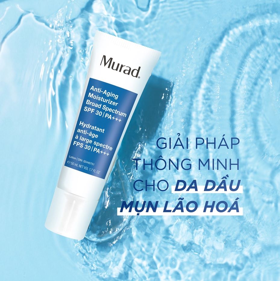 [CHÍNH HÃNG MURAD] Kem dưỡng chống nắng cho da mụn, lão hóa Murad - Anti Aging Moisturizer BS SPF 30 PA+++ 50ml