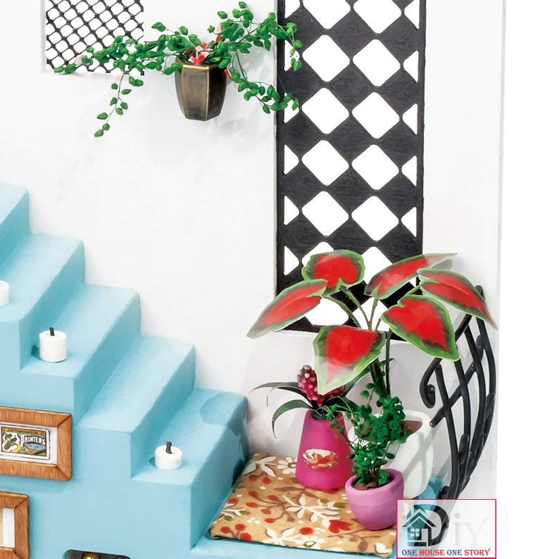 Mô hình nhà búp bê lắp ráp bằng gỗ JOY'S PENINSULA mã DG141 - Quà tặng tự làm bằng gỗ