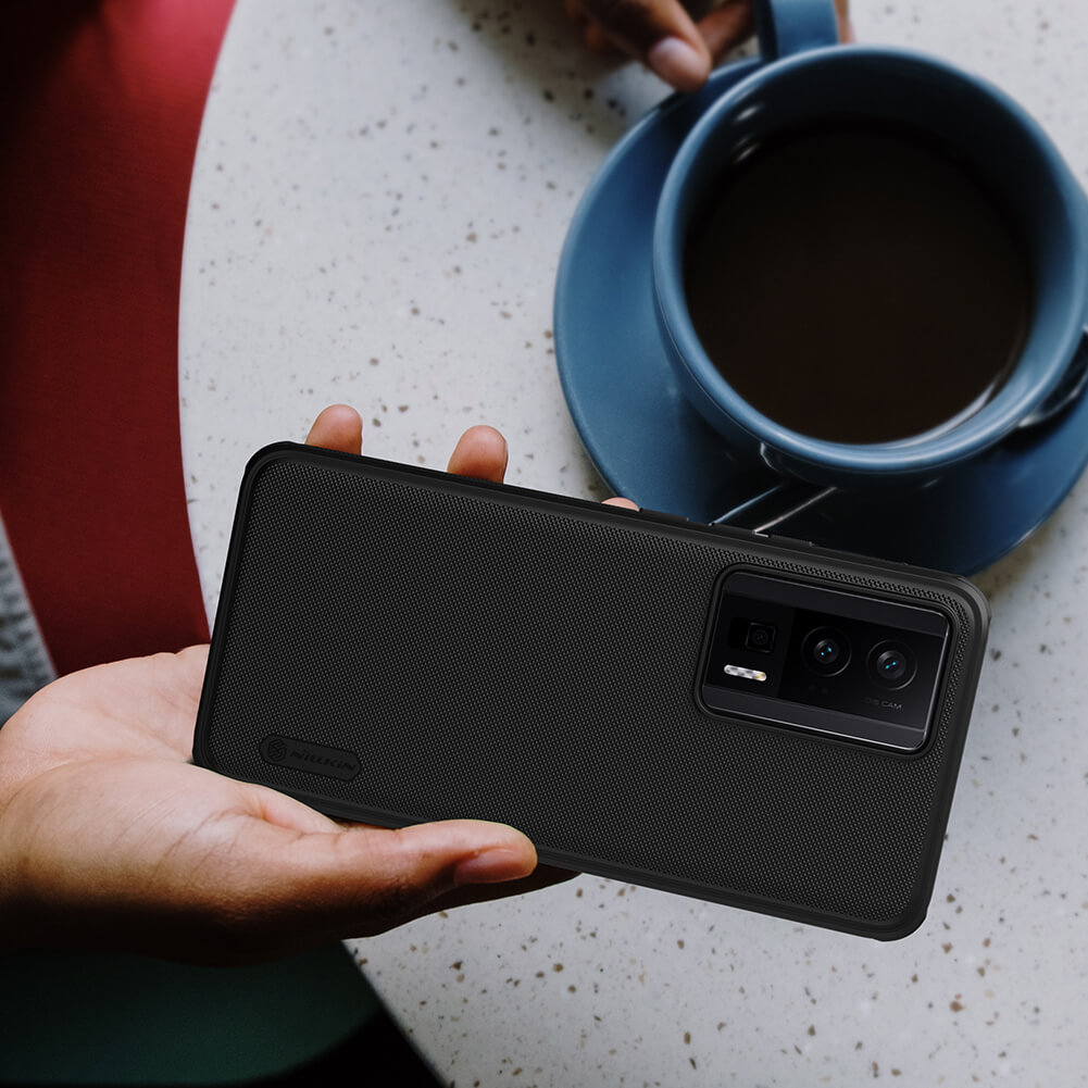 Ốp lưng Nillkin cho Xiaomi Redmi K60, K60 Pro Nillkin cứng PC viền dẻo chống sốc Hàng nhập khẩu