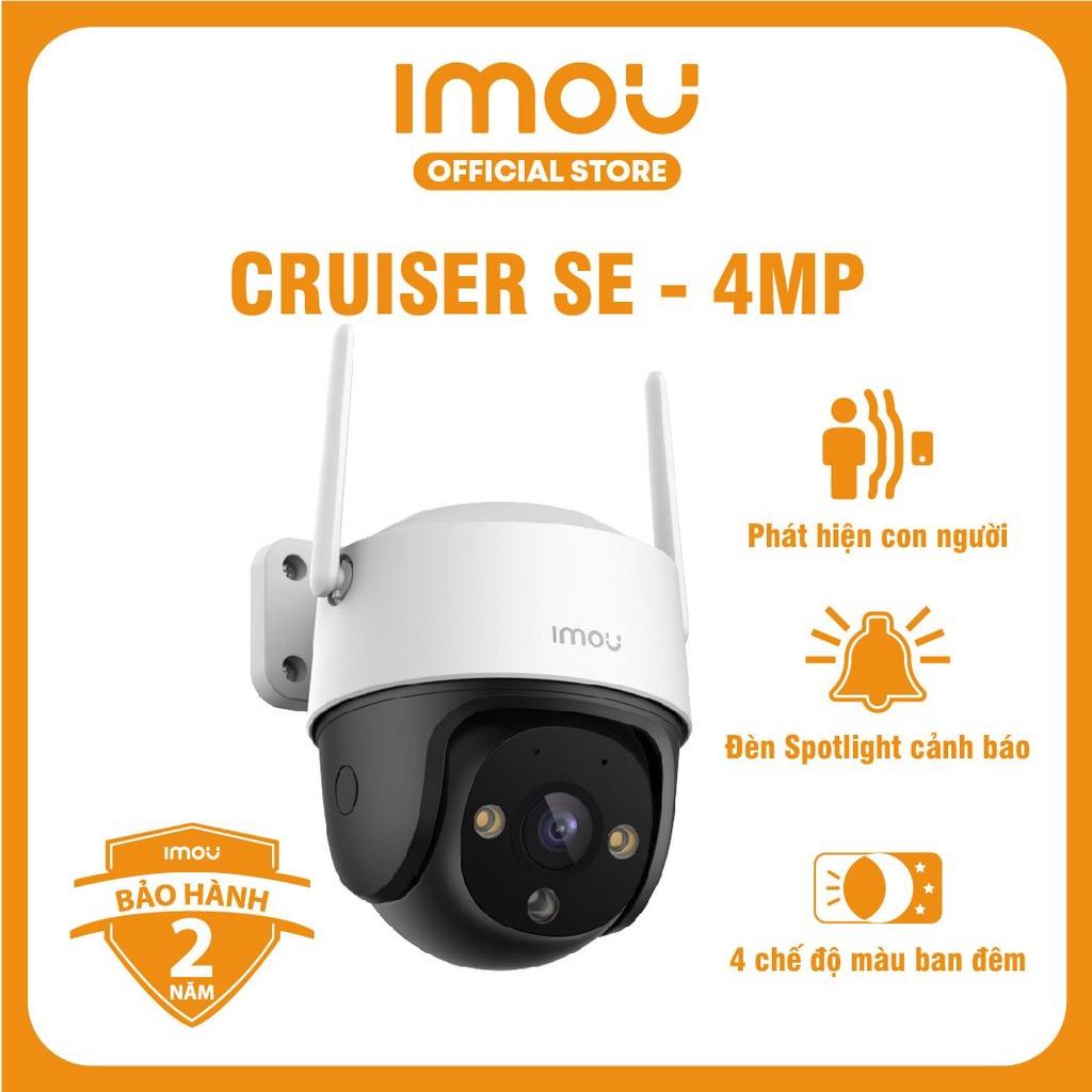 Camera Wifi Imou Cruiser SE (4MP) I Phát hiện con người I Đèn spotlight cảnh báo I 4 chế độ ban đêm I Hàng chính hãng