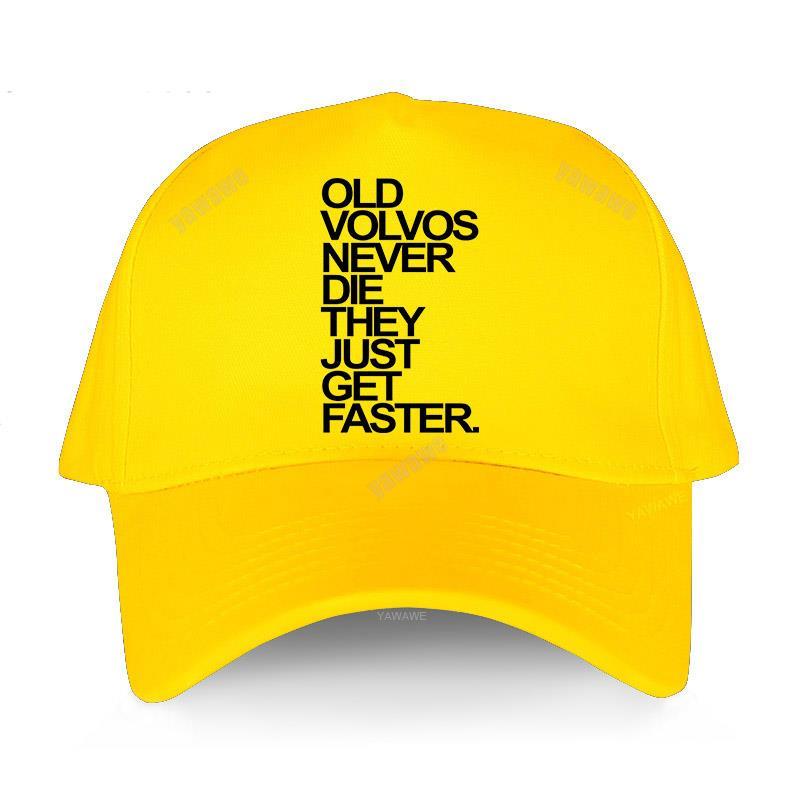 Đàn ông Yawawe Cap Mũ thời trang cổ điển Volvos không bao giờ chết Họ chỉ nhận được mũ bóng chày nhanh hơn Snapback Hip Hop Hat bình thường Color: grey mesh Size: Adjustable  Age Range: >8Y