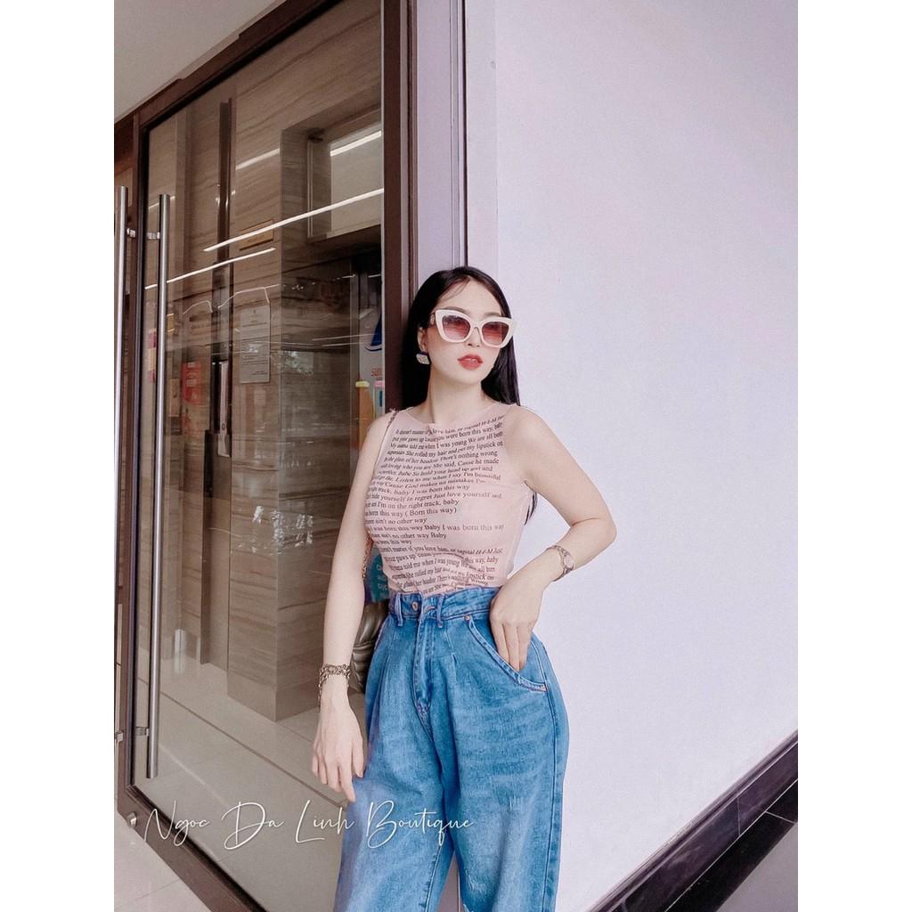 ÁO BRA LƯỚI IN CHỮ CÓ DÂY KÉO LƯNG