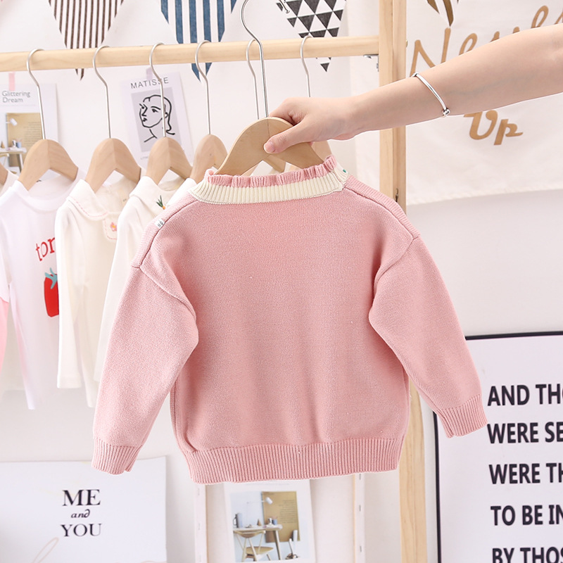 Áo khoác len cardigan bé gái cao cấp, chất len dày dặn mềm mịn, giữ ấm tốt, dáng thời trang | MA22