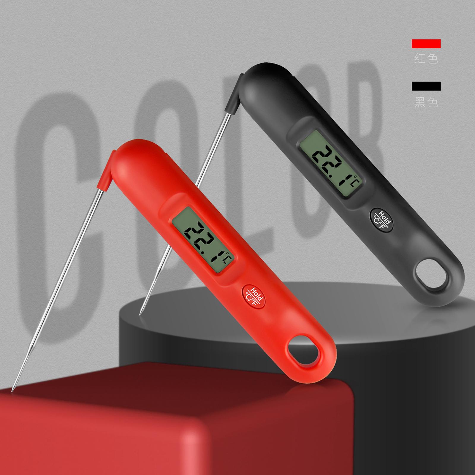 2x Digital Meat Thermometer Ultra Fast Read Thermometer W/Backlight for Kitchen