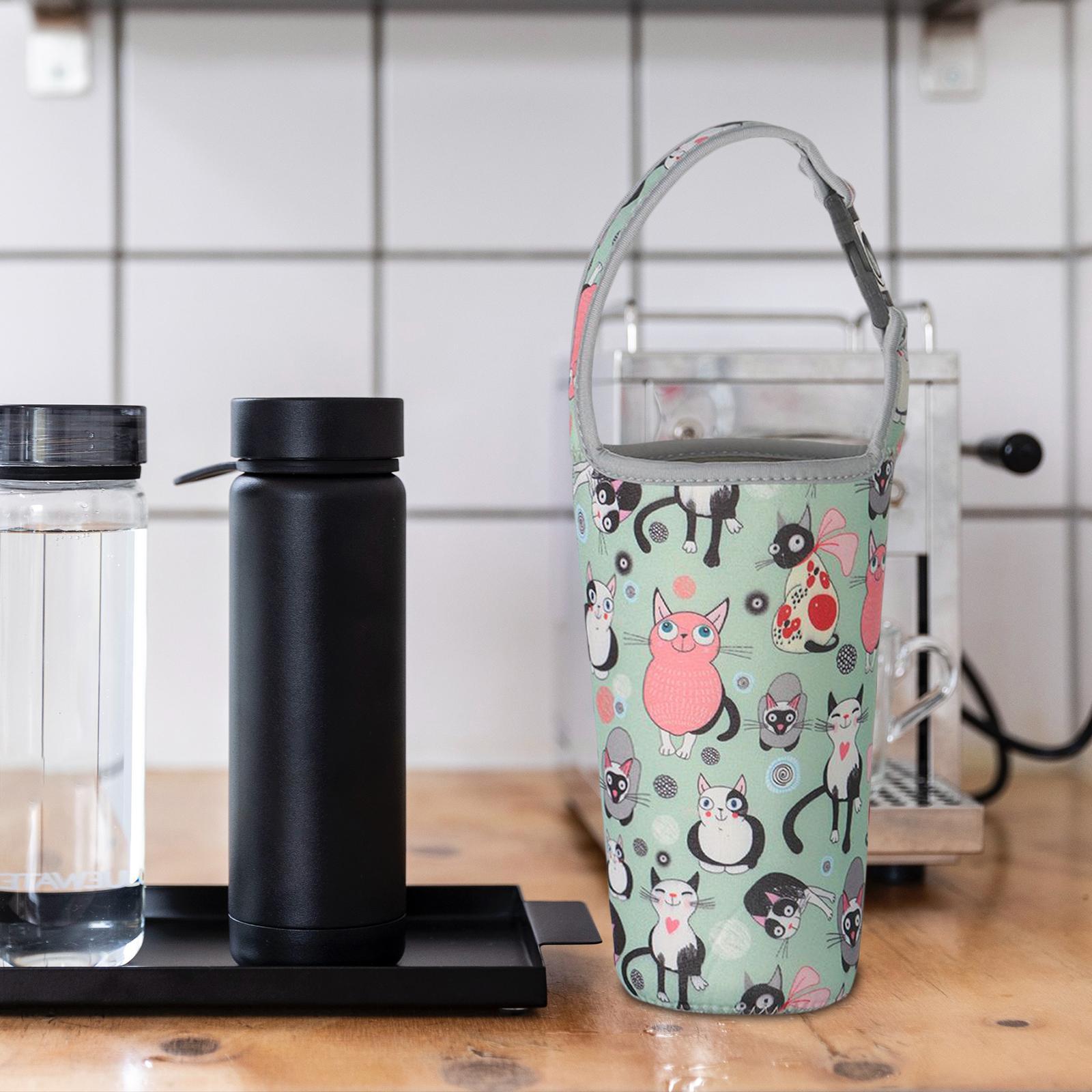 Neoprene Insulated Iced Coffee Cup Sleeves Cup Water Bottle Carrier Kettle Pouch for Fishing Coffee Mug Picnics