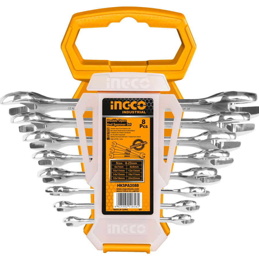 Bộ 8 cờ lê hai miệng Ingco HKSPA2088