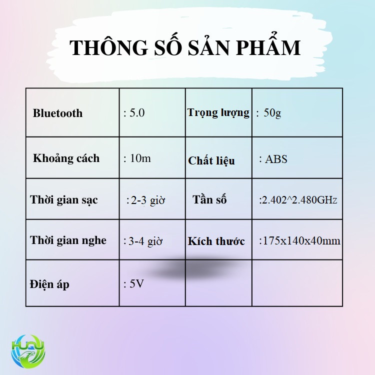 Tai Nghe Kiêm Mắt Kính Thời Trang - Thiết Kế Thời Trang,Chống Lóa, Chống Tia UV Hiệu Quả - Bluetooth 5.0 Kết Nối Nhanh