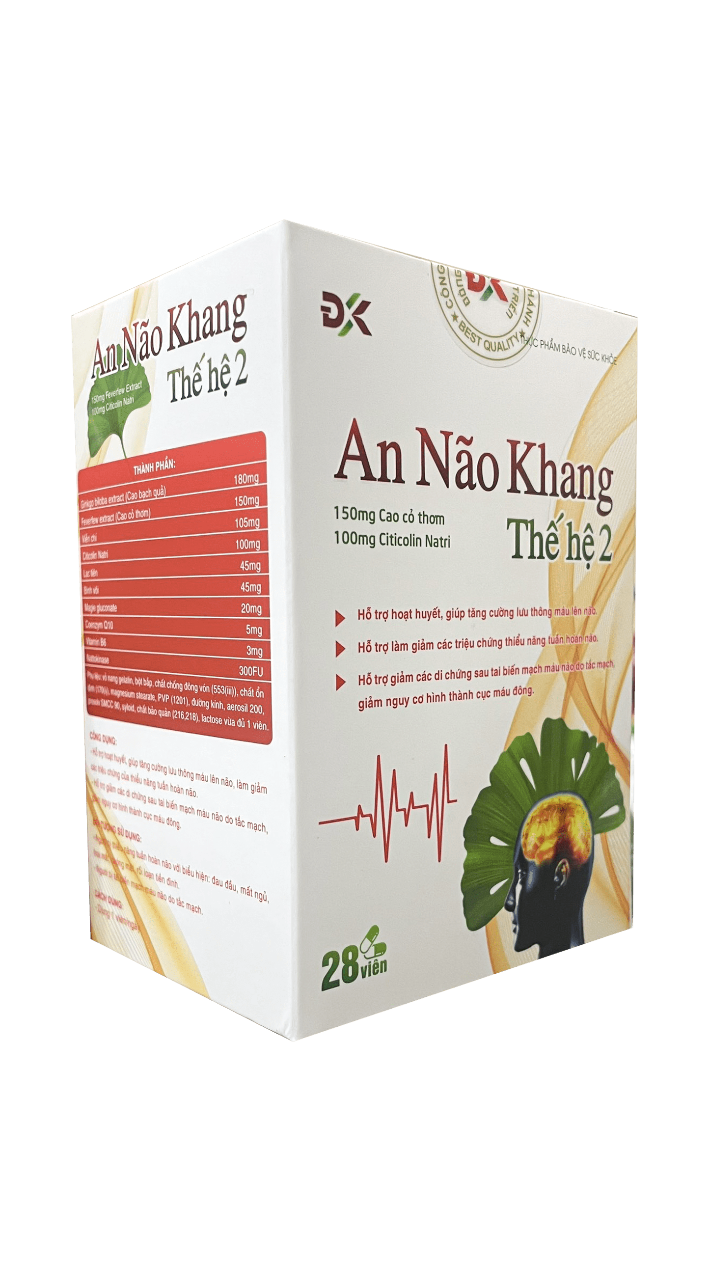 Viên Uống Hoạt Huyết Giúp Tăng Tuần Hoàn Máu Não - An Não Khang