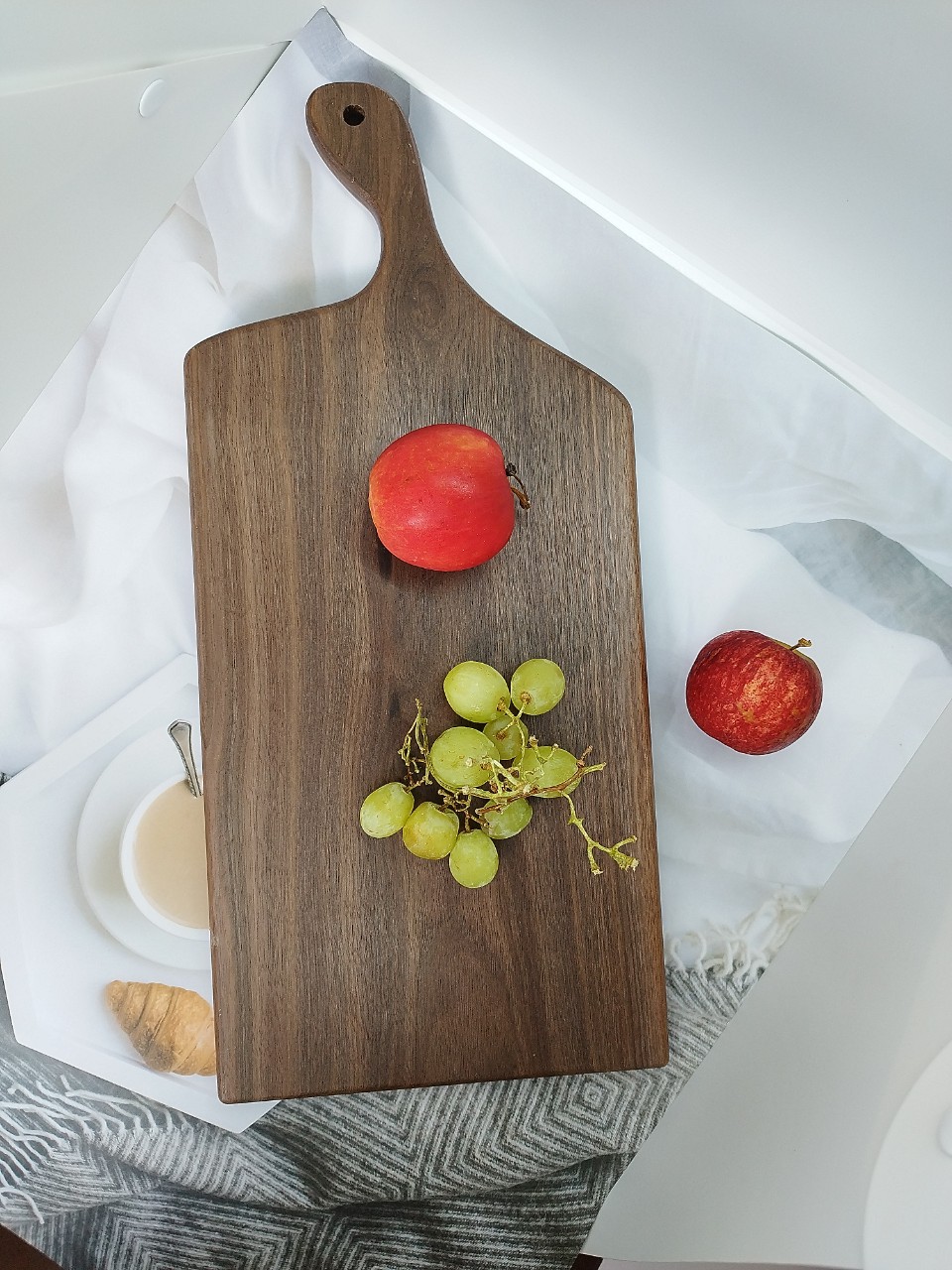 Thớt Gỗ Ốc Chó Bền Đẹp Sang Trọng Dùng Thái Cắt An Toàn Vệ Sinh - Kích Thước 45x20x2 cm