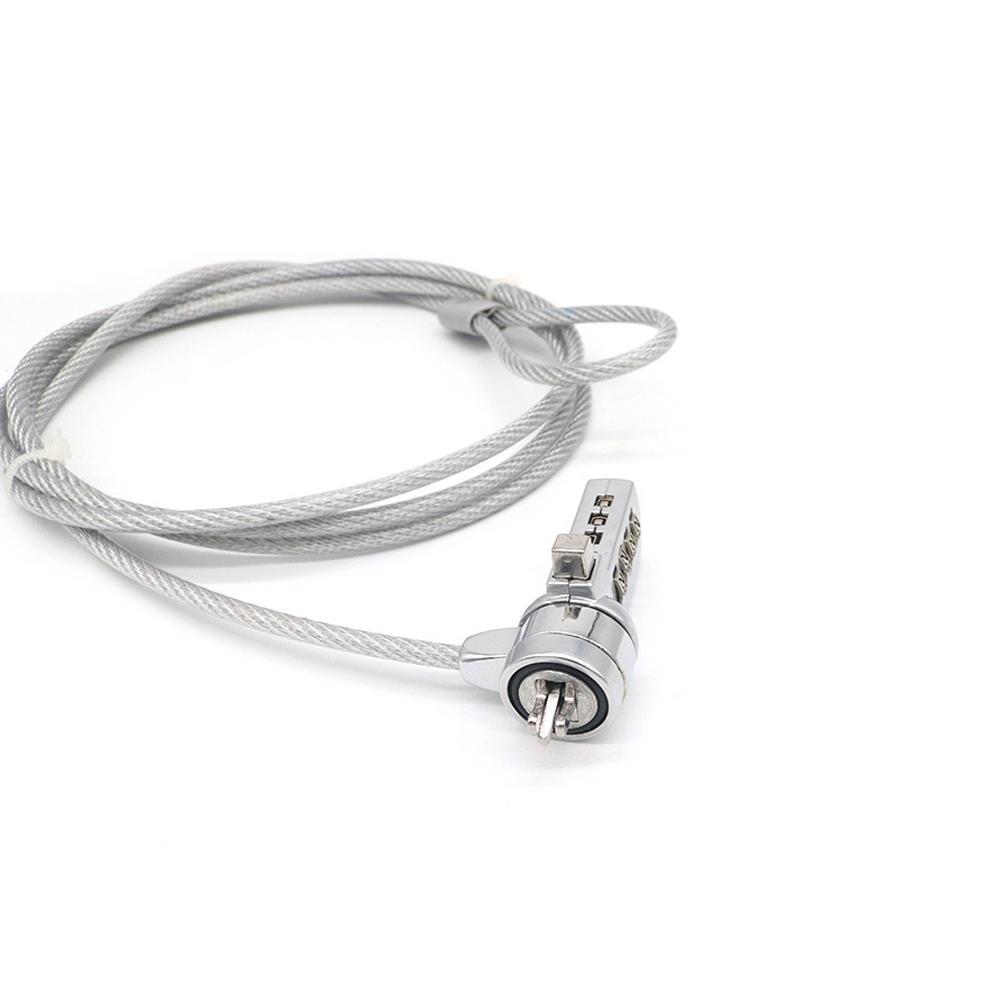 Khóa mã hóa máy tính bằng hợp kim,bảo mật chống trộm thông minh có dây cáp chất lượng cao 1.2m