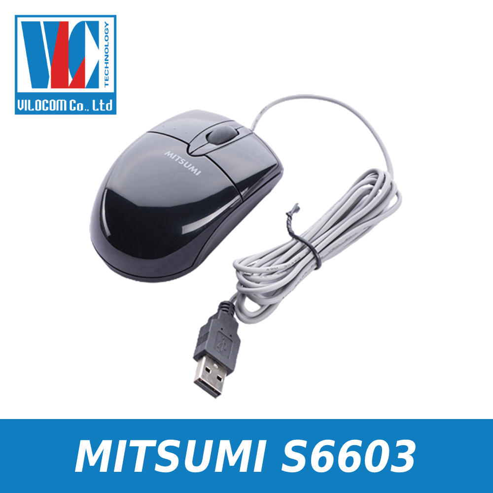 Chuột máy tính có dây MITSUMI S6603 - Hàng Chính Hãng