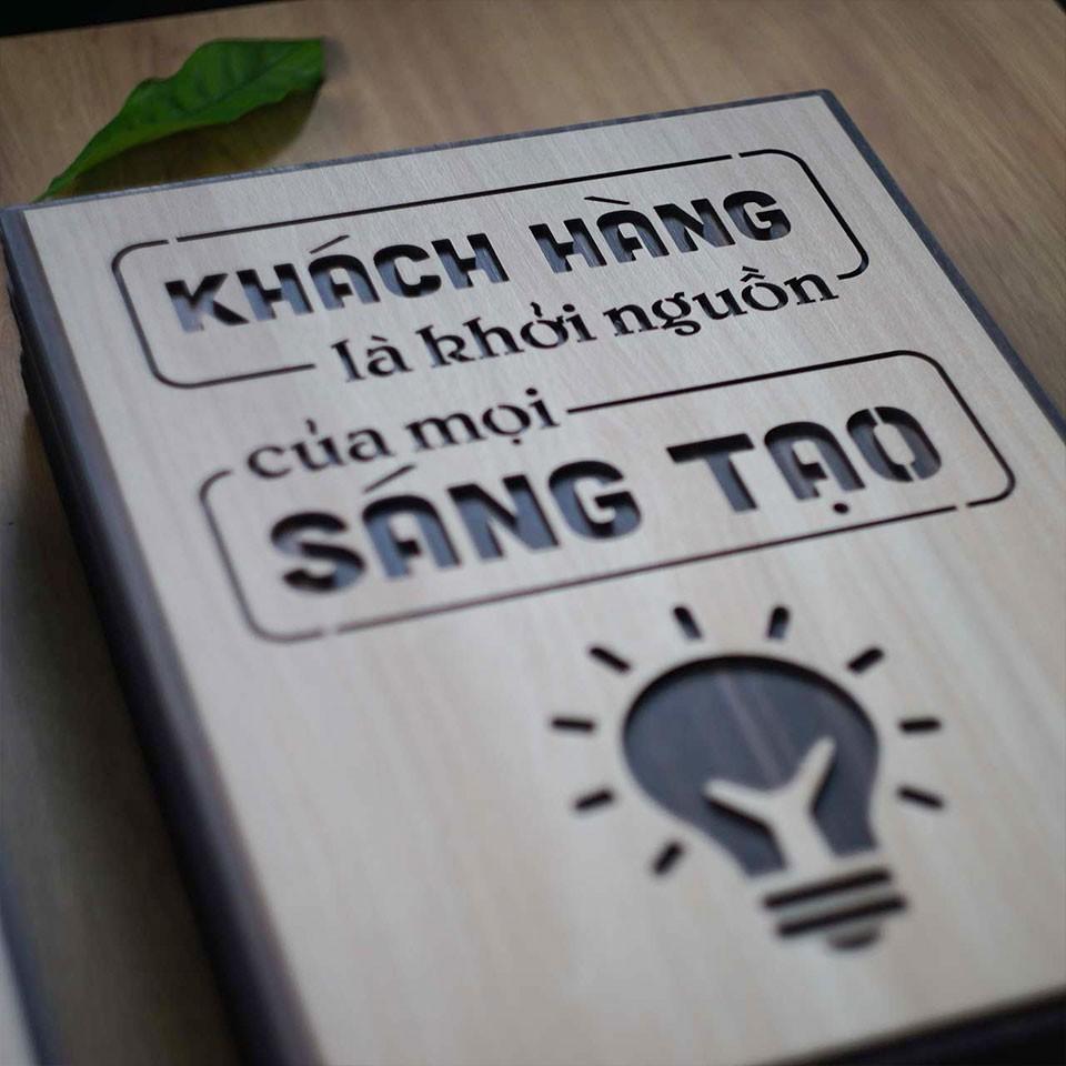 Tranh động lực TBIG103 - Khách hàng là khởi nguồn của mọi sáng tạo