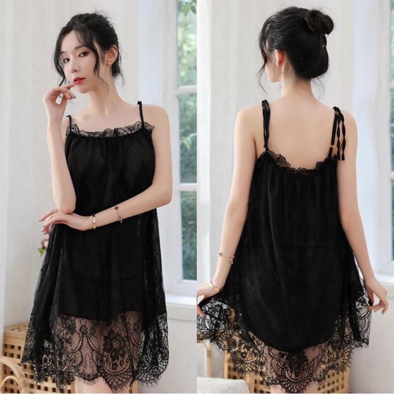 Váy ngủ 2 dây ren xinh xắn