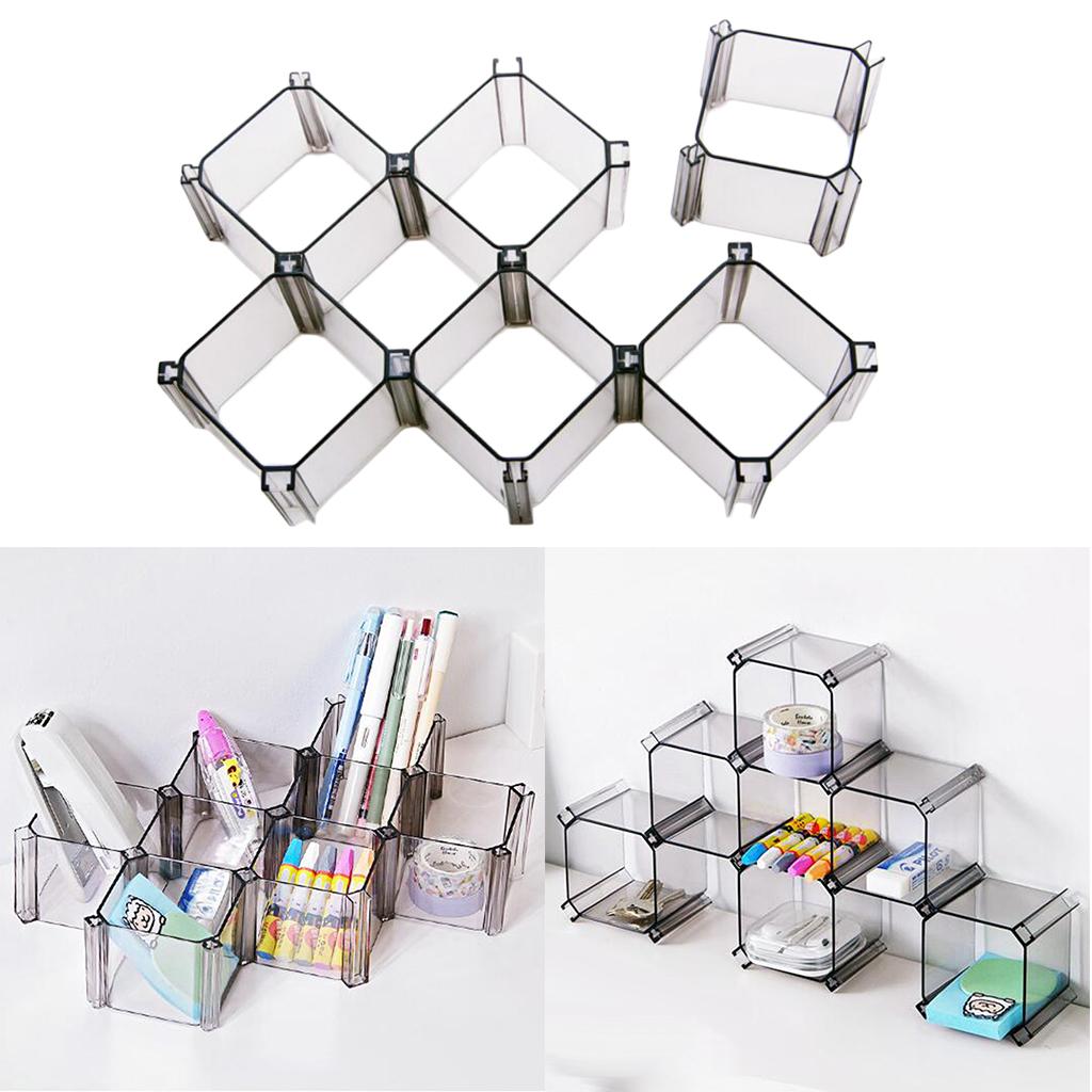 12pcs DIY Honeycomb Closet Organizer Drawer Dividers Partition Cabinet Boxes