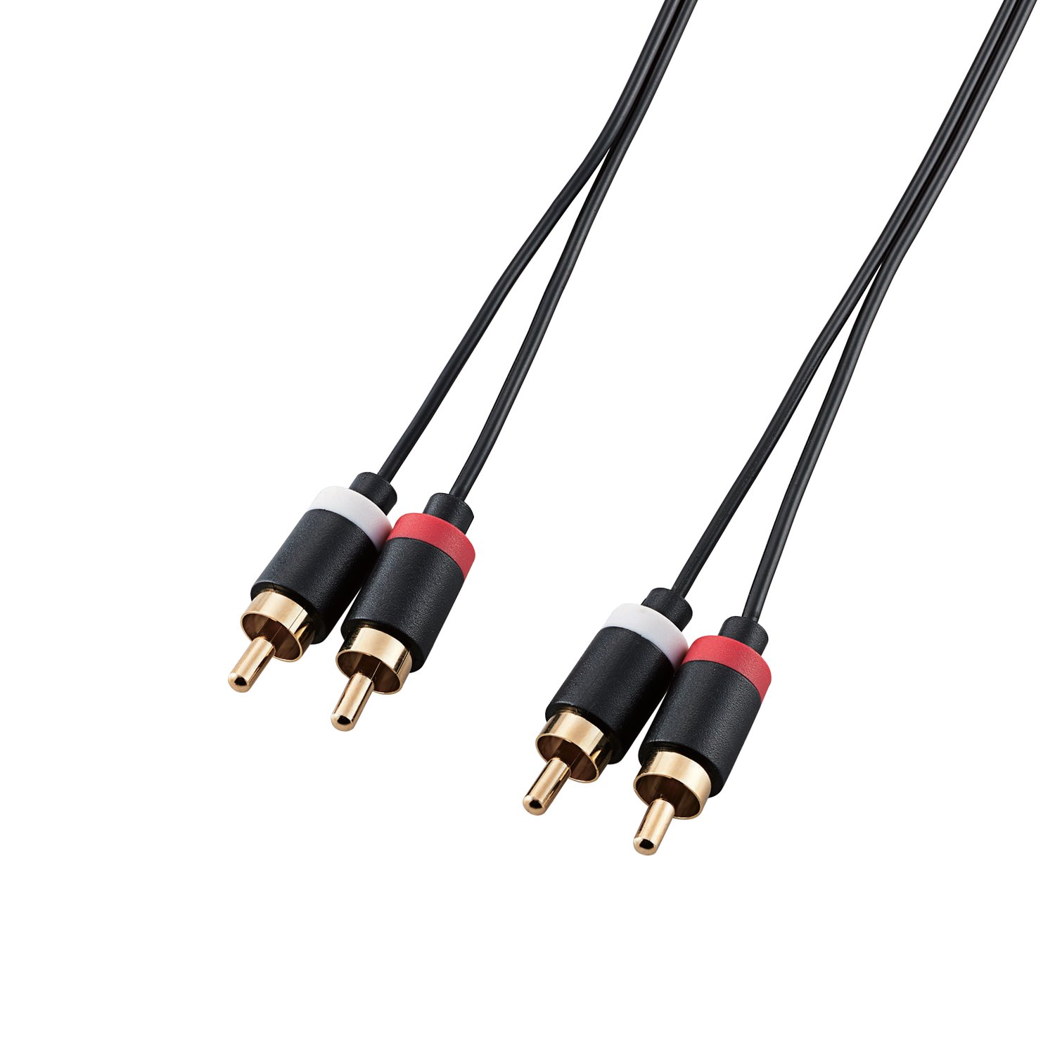 Cáp Audio 2XRCA-2XRCA 1.0m Elecom DH-WRN DH-WRN10 DH-WRN30 Hàng chính hãng