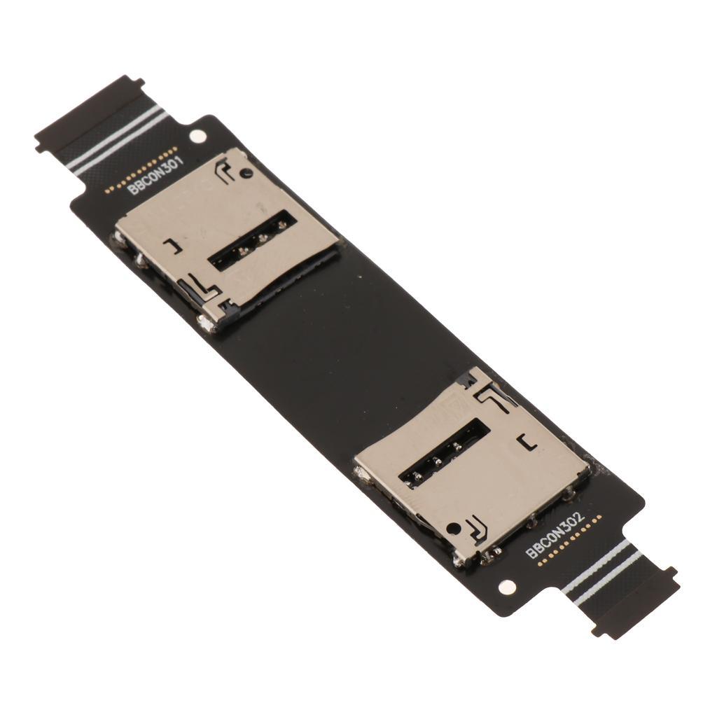 Dual Sim Card Socket Slot Holder Flex Cable for ASUS 5 A500CG A500KL