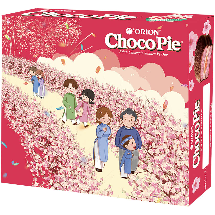 Bánh ChocoPie Sakura Vị Đào