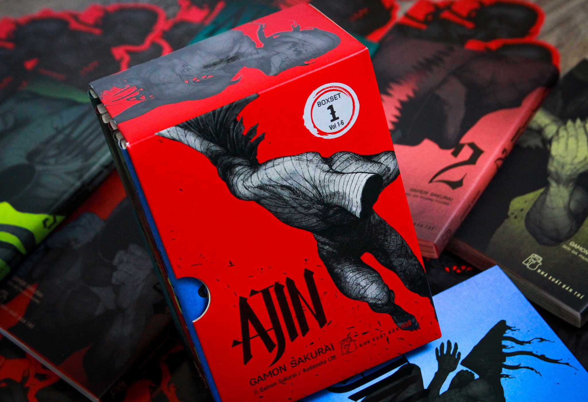 Pre-Order - Ajin - BoxSet Số 1 (Tập 1 Đến Tập 6) - Tặng Kèm Bookmark 3D