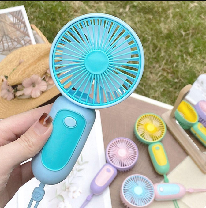 Quạt cầm tay mini sạc điện - Quạt mini cầm tay - Quạt tích điện mini sạc USB Handheld Fan nhỏ gọn, tiện lợi